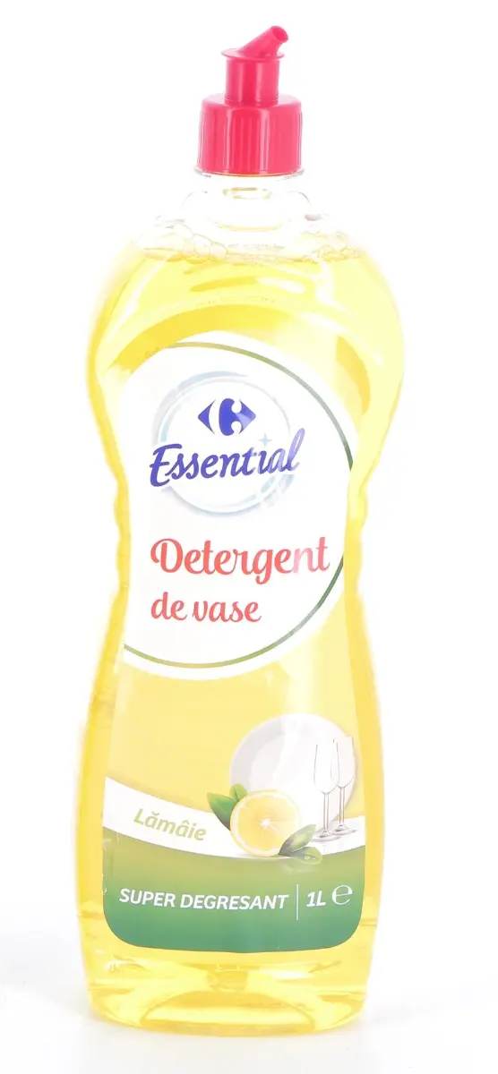 Detergent de vase lamaie, super degresant, Carrefour 1L