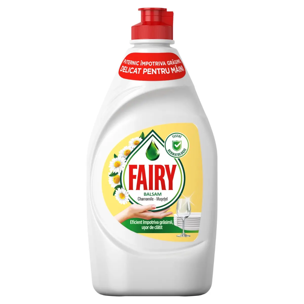 Detergent de vase Fairy Sensitive Chamomile & Vitamin E, 450 ml