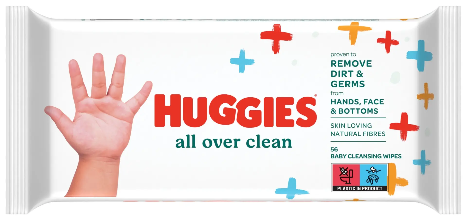 Servetele umede Huggies All Over Clean 56 buc