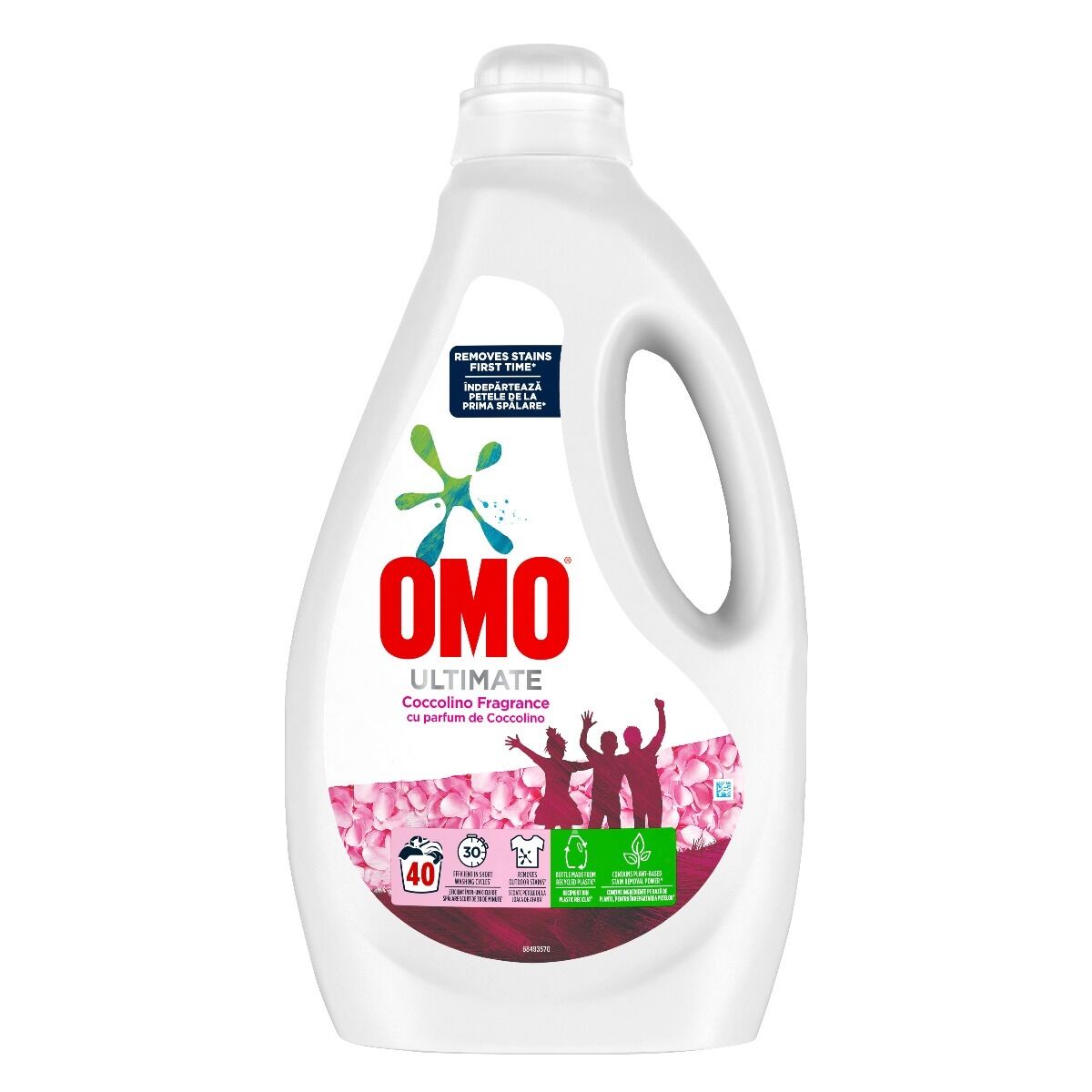 Detergent automat lichid Omo Ultimate Coccolino, 40 spalari, 2 L