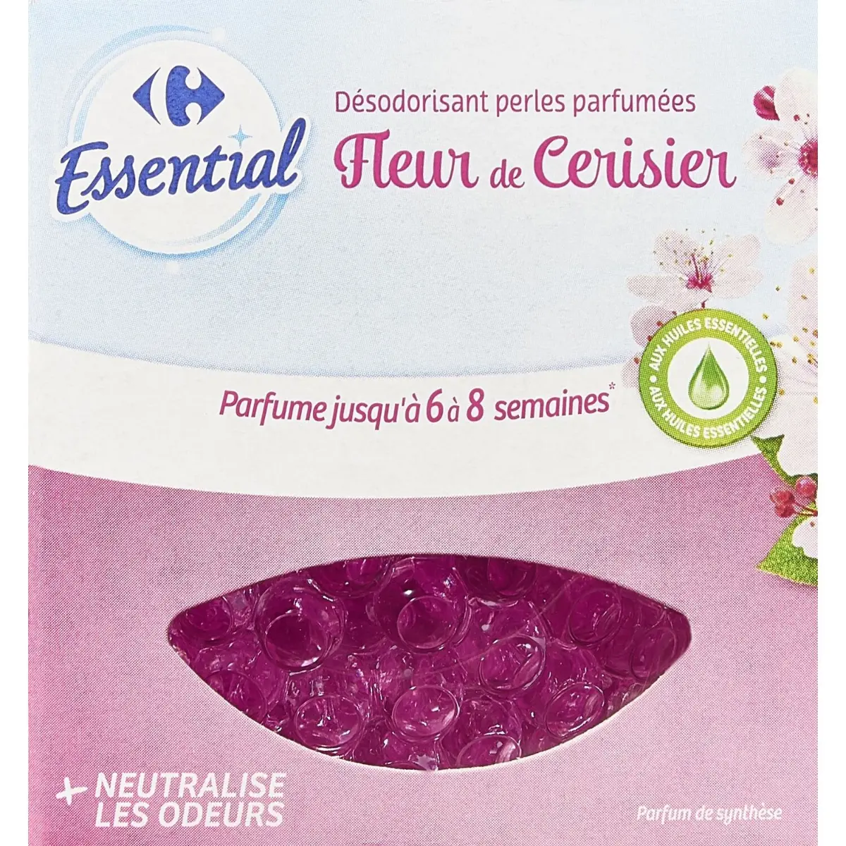 Odorizant perle de gel cu parfum de flori de cires Carrefour