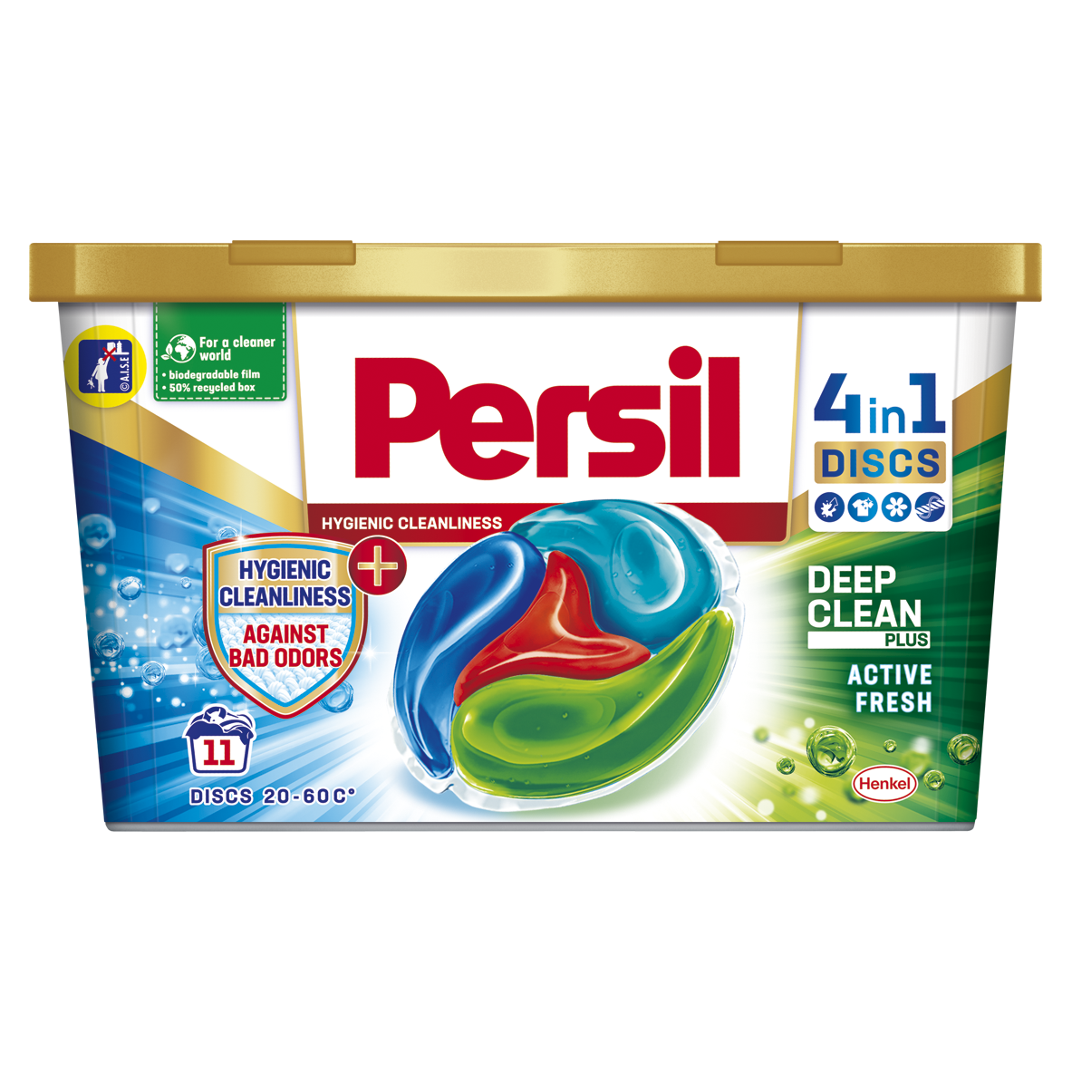 Detergent automat capsule Persil 4in1 Discs Hygienic Cleanliness, 11 spalari, 11 bucati