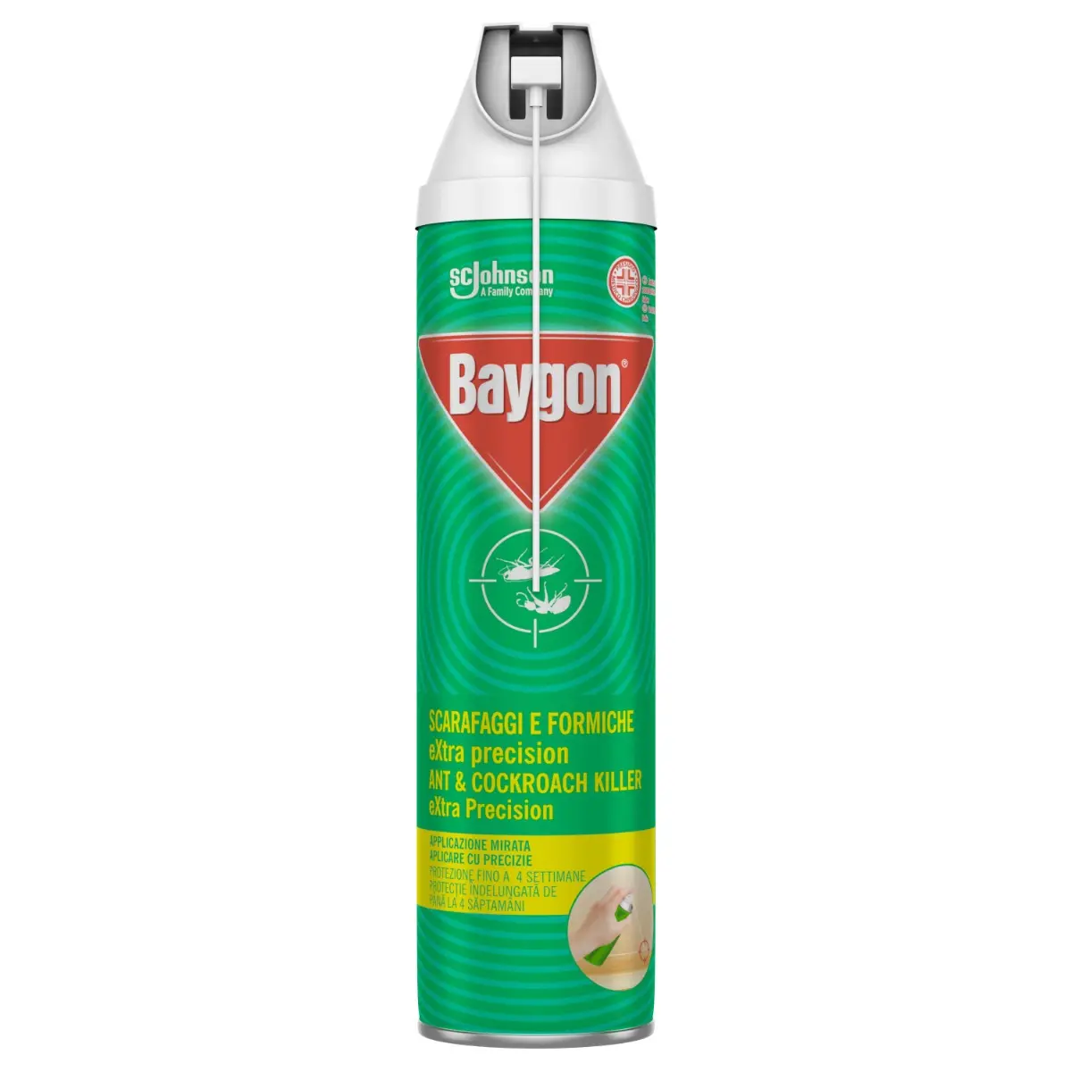 Spray gandaci si furnici cu extra precizie Baygon 400ml