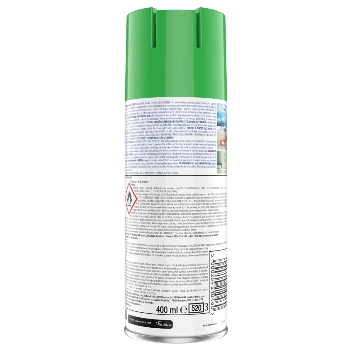 Oust 3in1 Aerosol Outdoor Scent 400ml