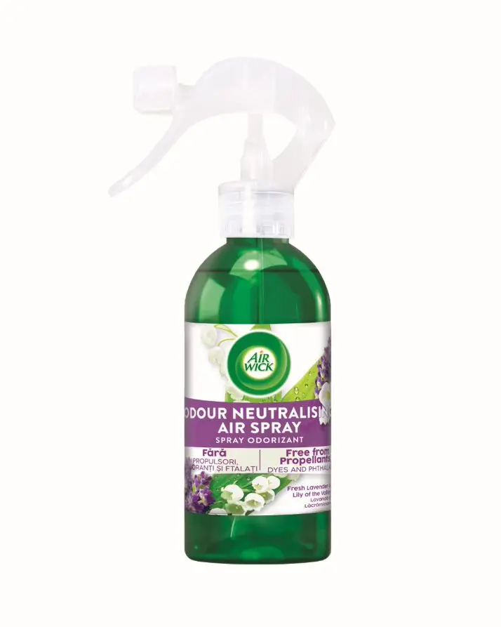 Spray odorizant Air Wick Lavanda si Lacramioare, 237 ml