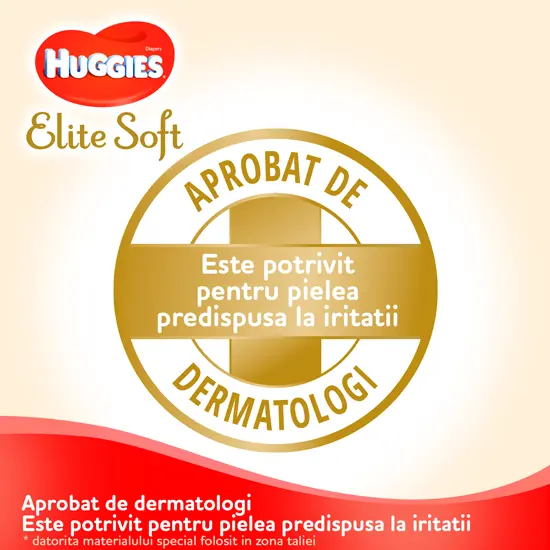 Scutece Huggies Elite Soft 5, 15-22 kg, 50 buc