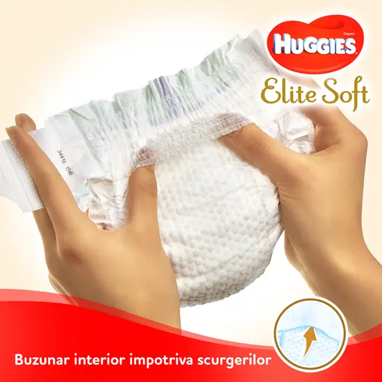 Scutece Huggies Elite Soft, Nr. 2, 4-6 kg, 25 buc