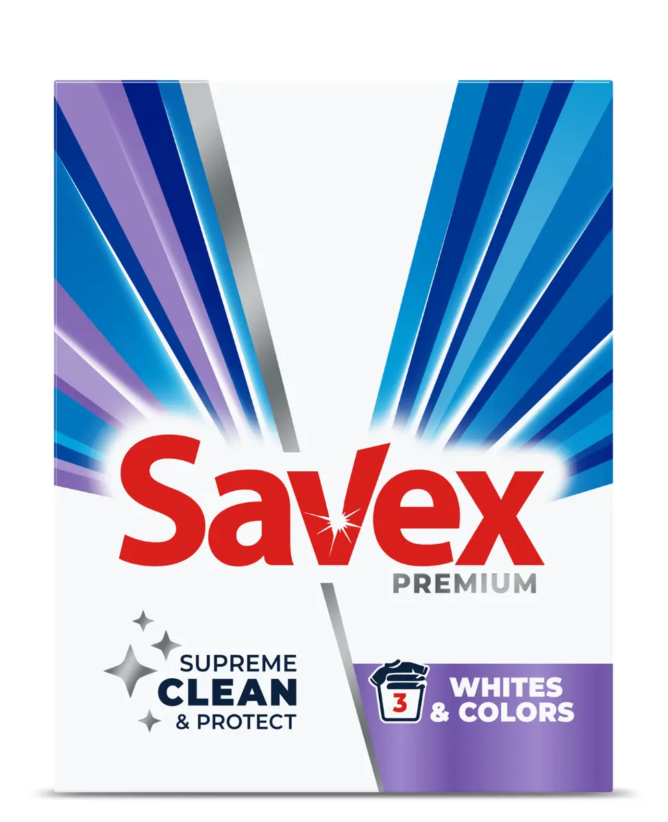 Detergent manual Savex Premium Whites&Colors 400g