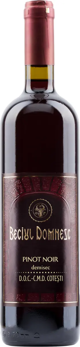 Vin rosu Beciul Domnesc, Pinot Noir, Demisec, 0.75L