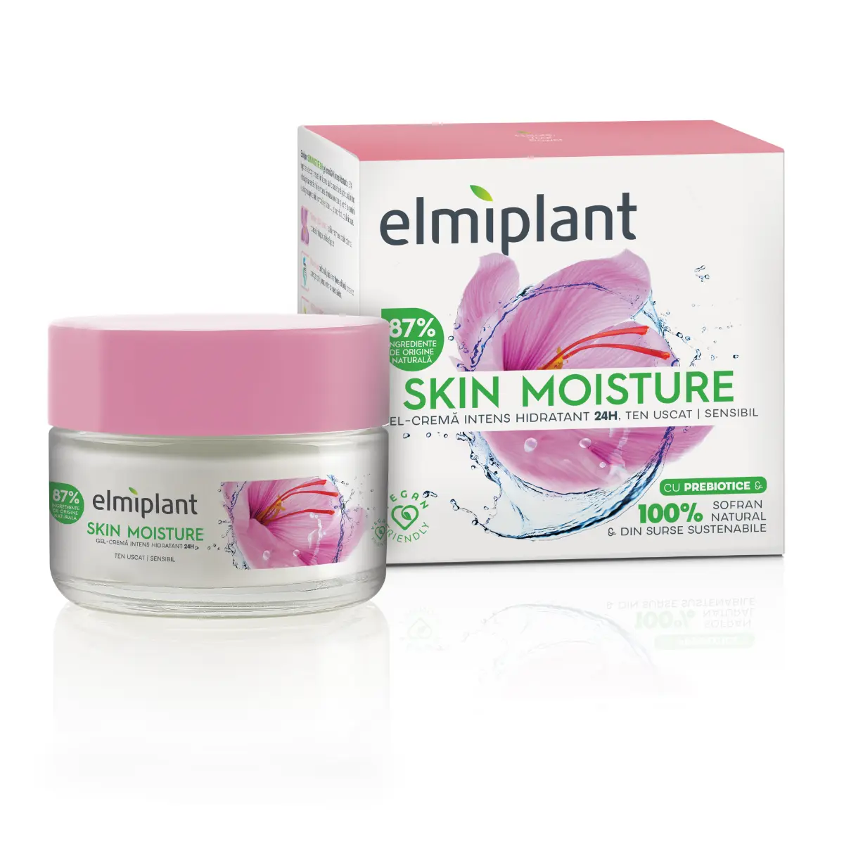 Crema Nutritiva de Zi Elmiplant Skin Moisture 25+ pentru ten uscat/sensibil, 50 ml