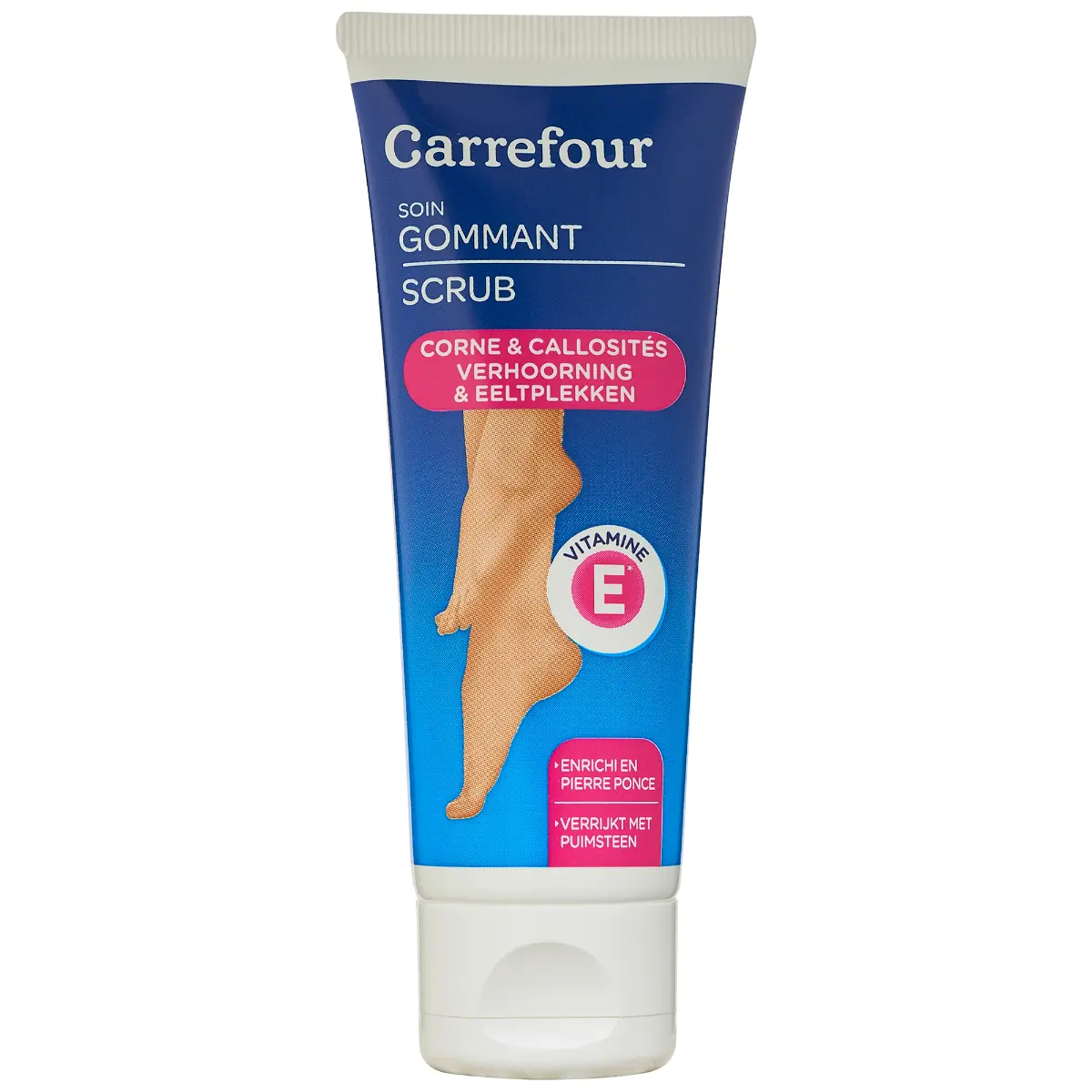 Crema Gomaj Carrefour, pentru picioare, cu vitamina E, 75ml