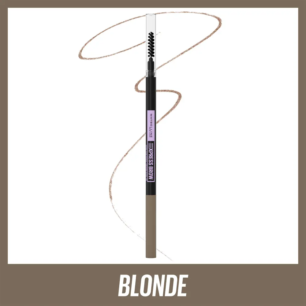 Creion pentru sprancene Maybelline New York Brow Ultra Slim 01 Blonde, 0.85 g