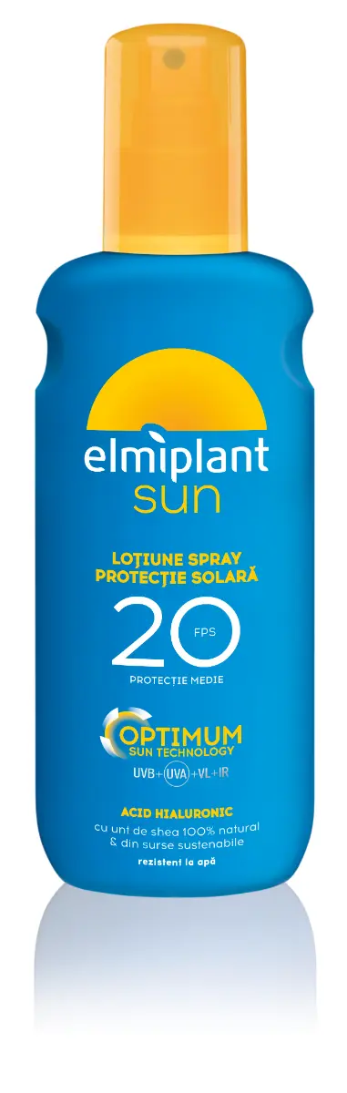 Spray Elmiplant Sun cu protectie solara SPF 20, 200 ml