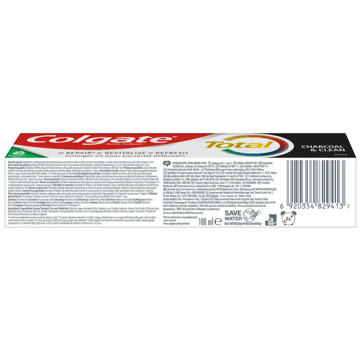 Pasta de dinti Colgate Total Charcoal and Clean 100 ml