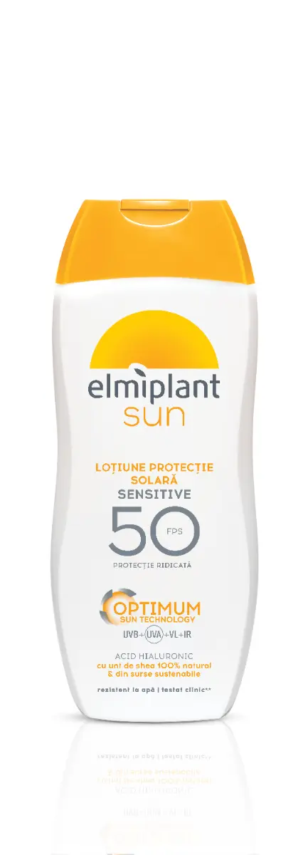 Lotiune protectie solara Elmiplant Sun Sensitive SPF 50, 200 ml