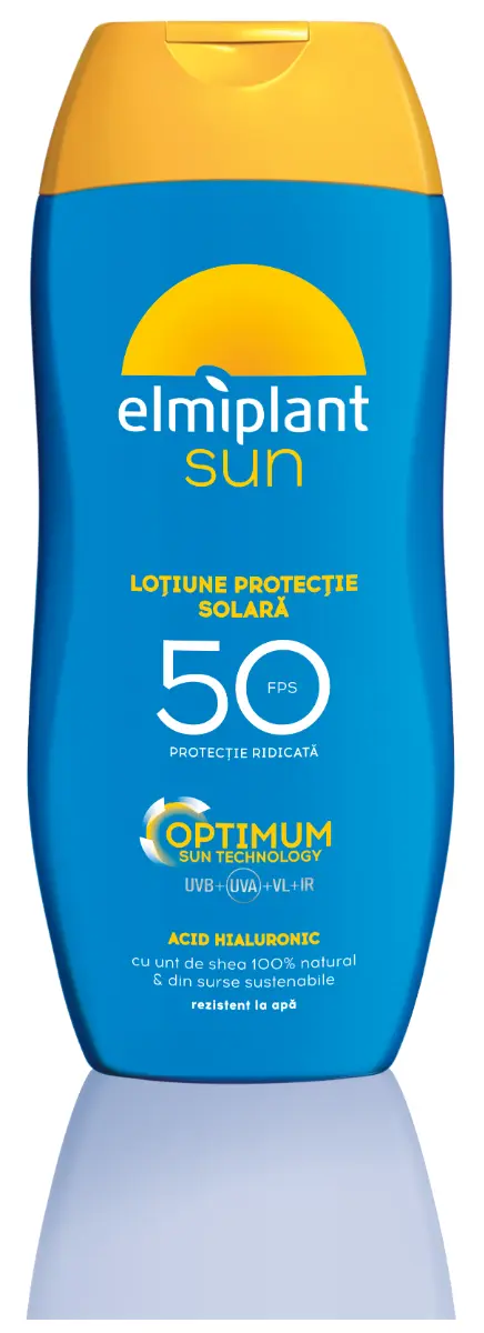 Lotiune protectie solara Elmiplant Sun SPF 50, 200 ml