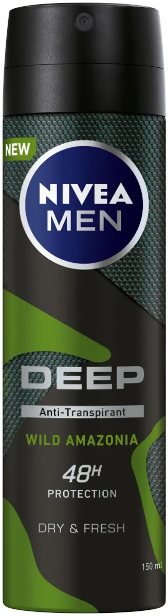 Deodorant spray Nivea Deep Boost anti-perspirant pentru barbati 150 ml