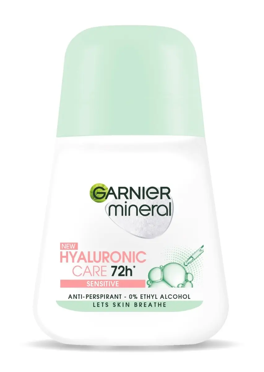 Deodorant roll-on Garnier Mineral Hyaluronic Care 72h, 50ml
