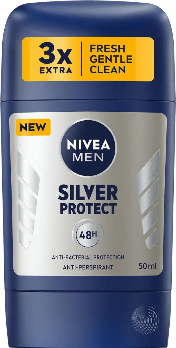 Deodorant stick Nivea Silver Protect pentru barbati, 50ml