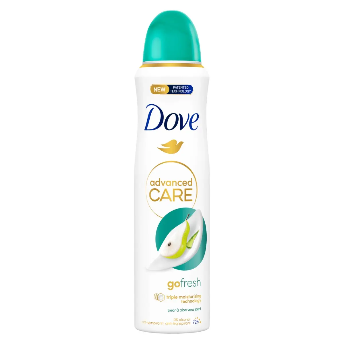 Deodorant spray Dove Advanced Care Go Fresh Pear & Aloe Vera 150 ml