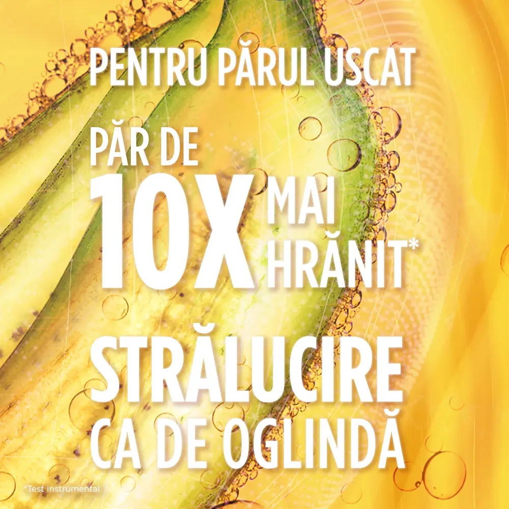 Balsam lichid Garnier Fructis Hair Food Banana pentru parul uscat  200 ml