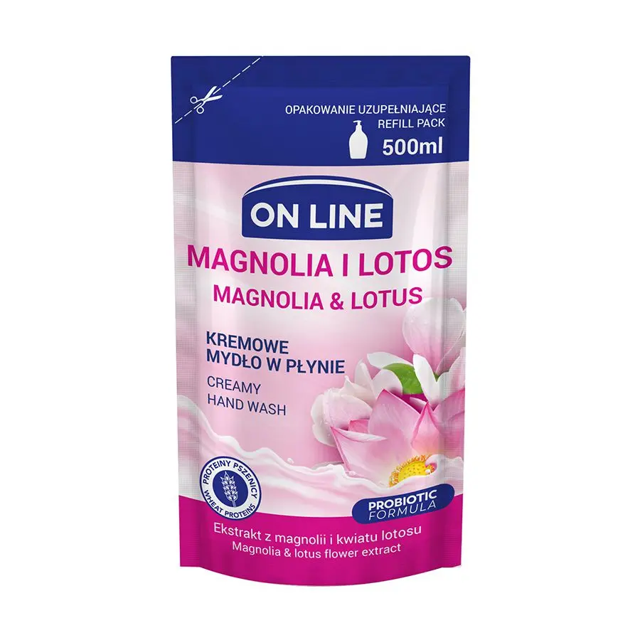 Rezerva sapun lichid On Line magnolie si lotus 500ml