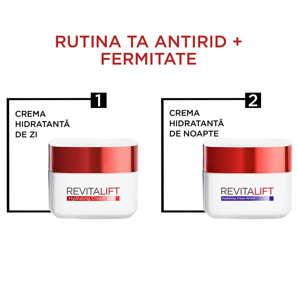 Crema de noapte antirid Revitalift L'Oreal, 50 ml