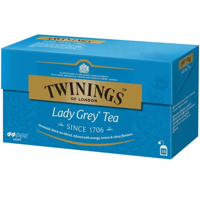 Ceai Negru Twinings Lady Grey 25x2g