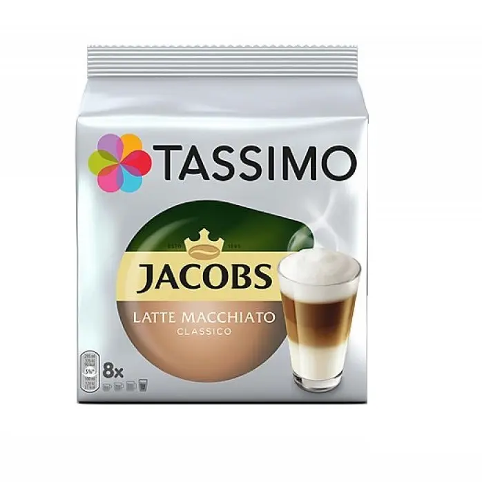 Cafea capsule Tassimo Jacobs Latte Machiato, 8 bauturi x 295 ml
