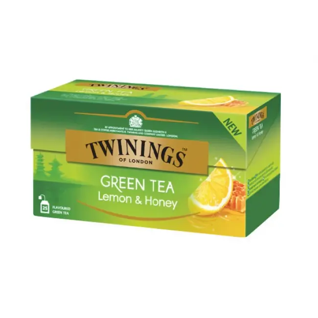 Ceai Verde Twinings Cu Aroma De Lamaie Si Miere 25x1.6g