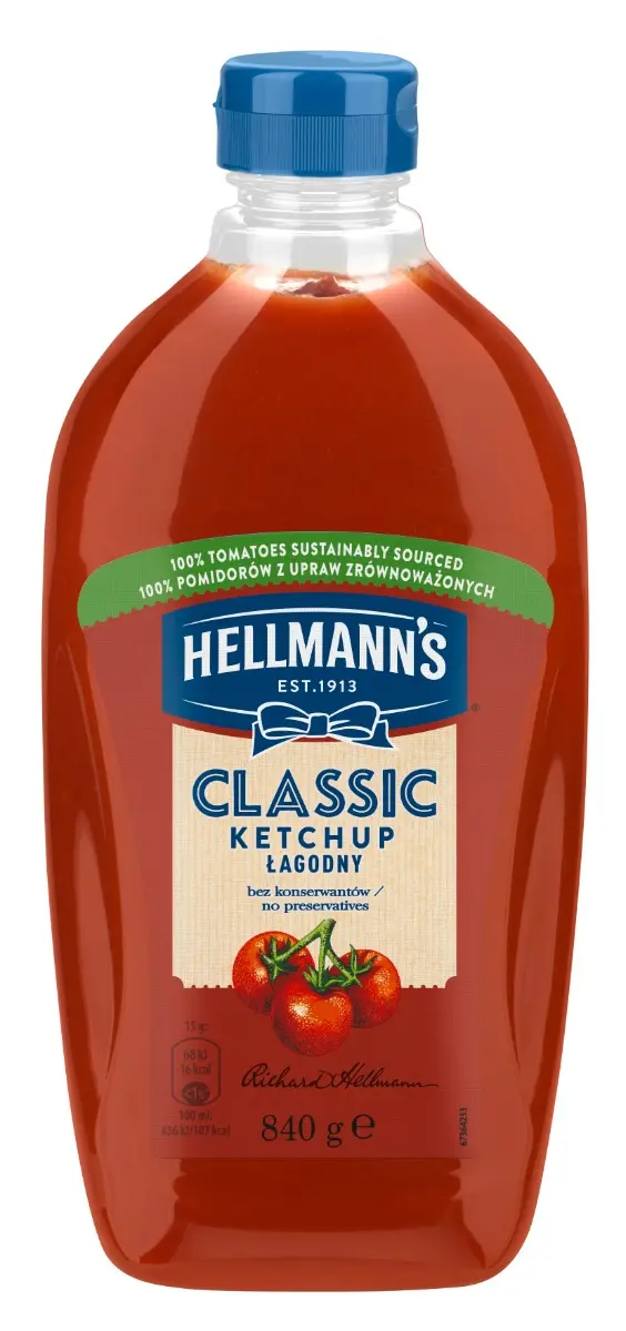 Ketchup clasic Hellmann's, 840g