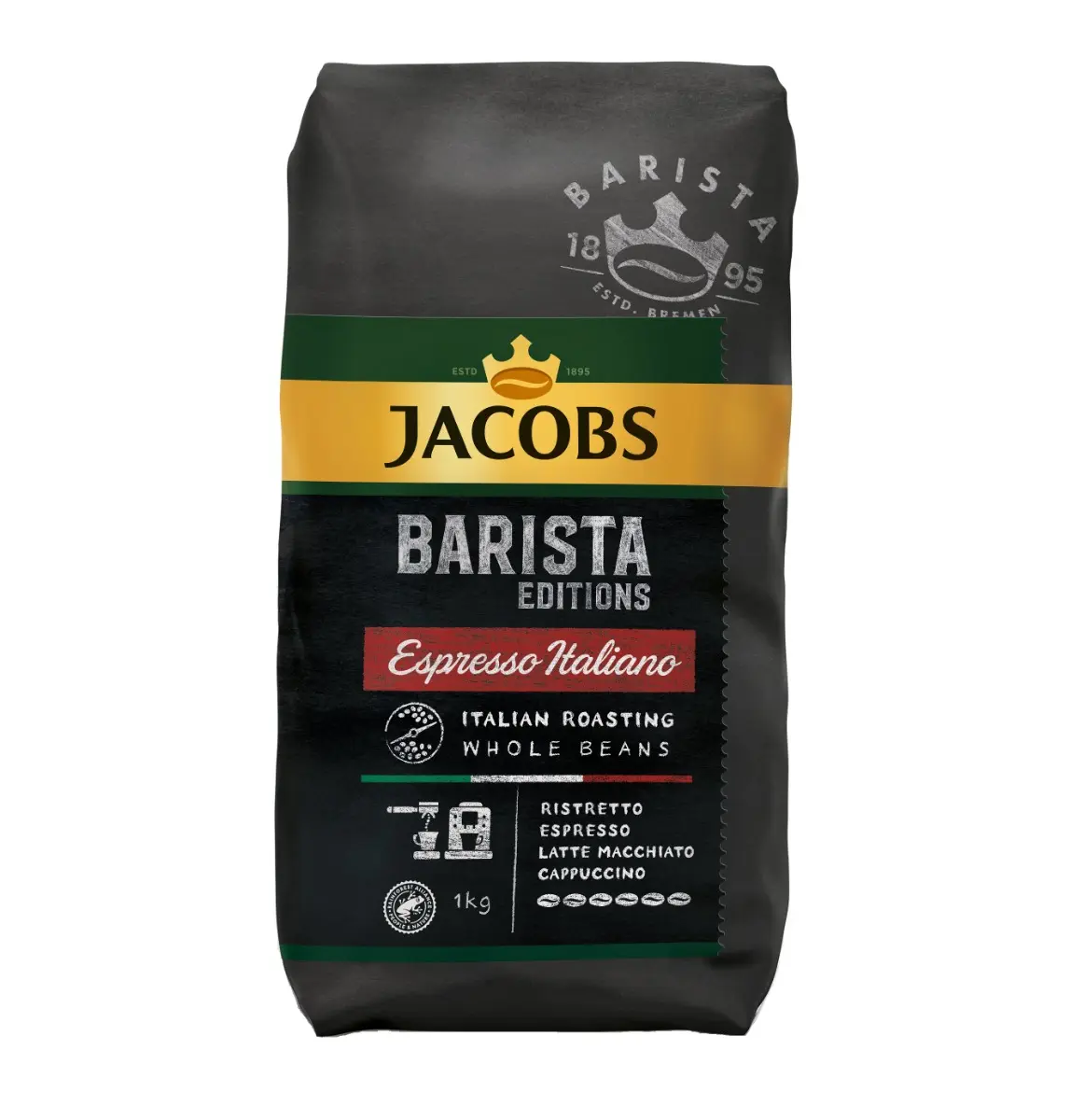 Cafea boabe Jacobs Barista Espresso Italiano, 1 kg