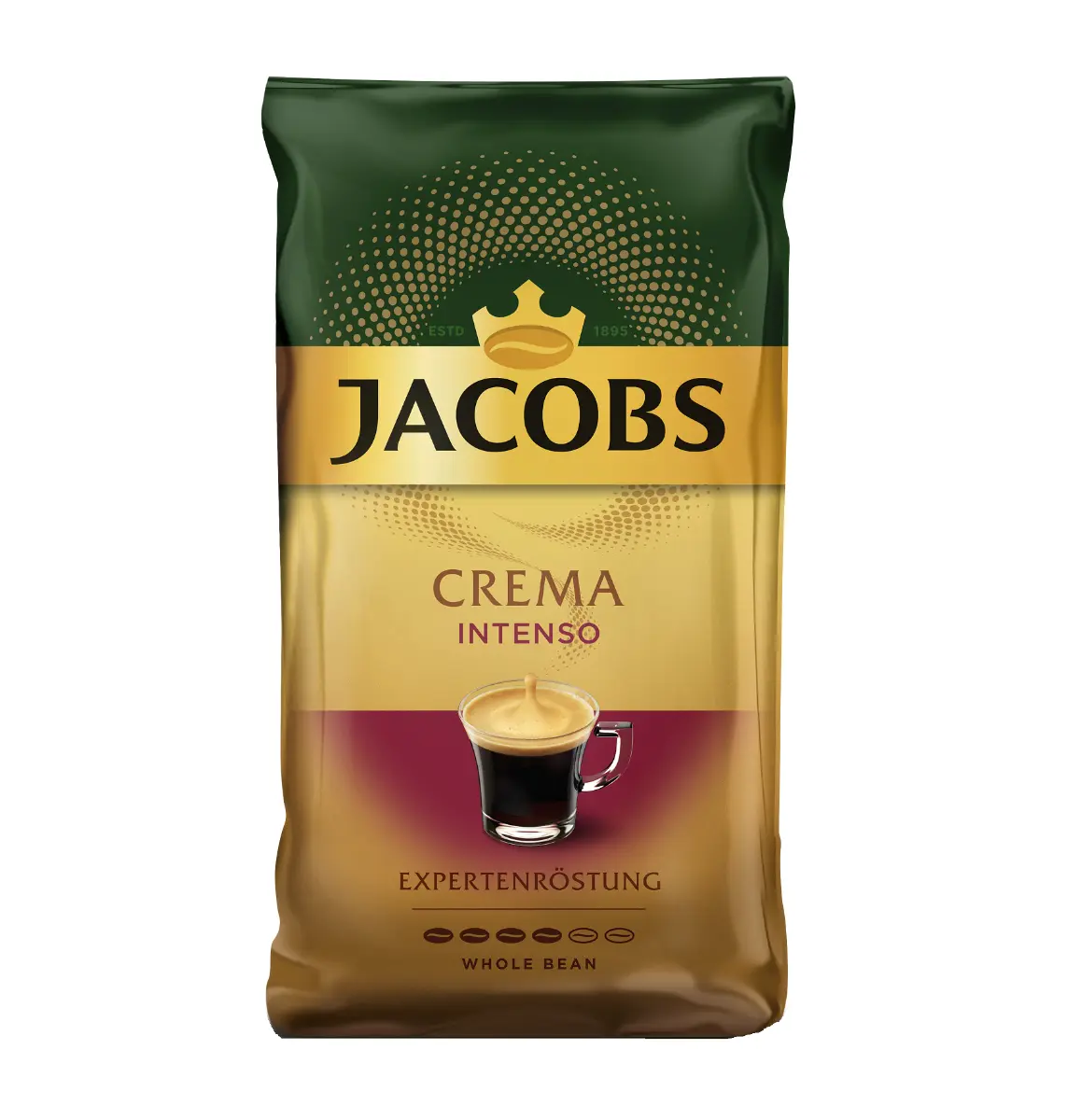 Cafea boabe Jacobs Expert Crema Intenso, 1 kg