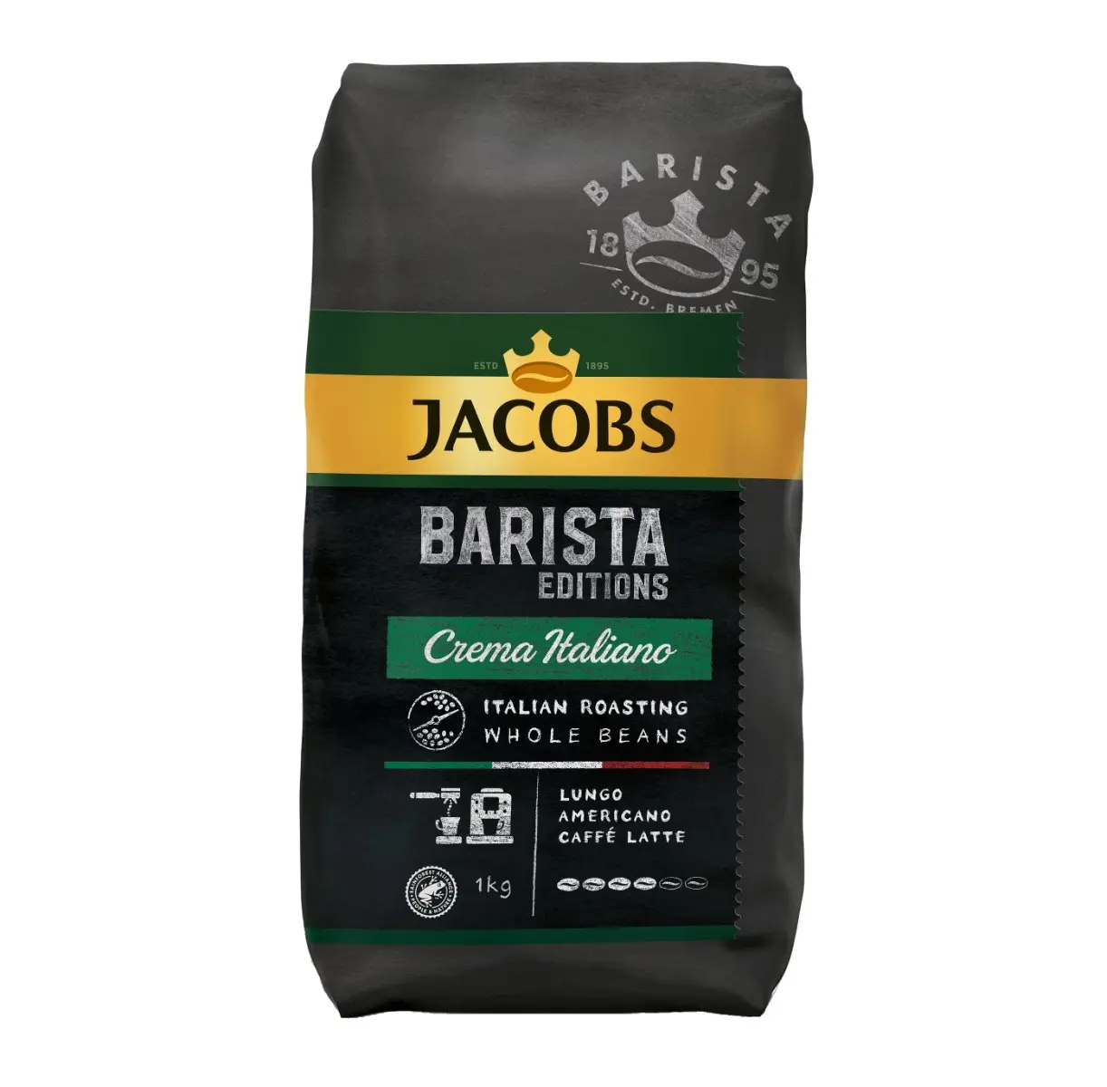 Cafea boabe Jacobs Barista Crema Italiano, 1 kg