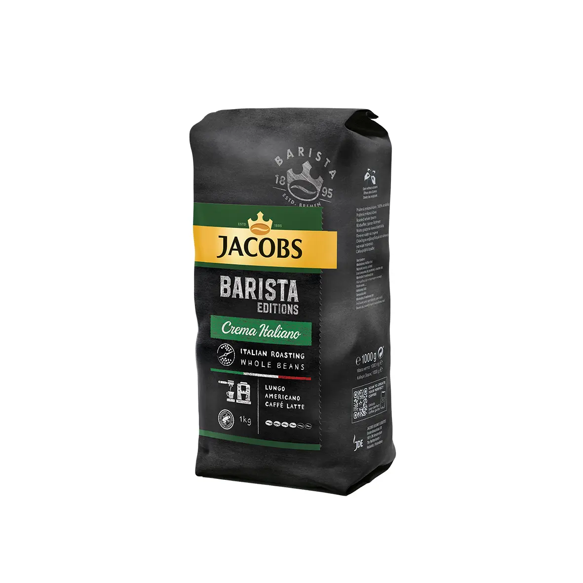 Cafea boabe Jacobs Barista Crema Italiano, 1 kg