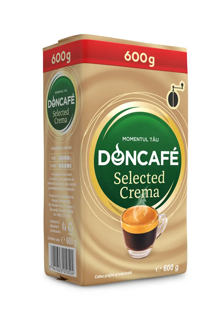 Cafea macinata Doncafe Selected Crema 600 g