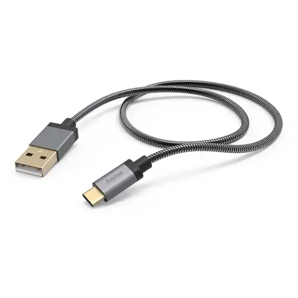 Cablu date HAMA USB  Type-C, 173636, 1.5m, Anthracite
