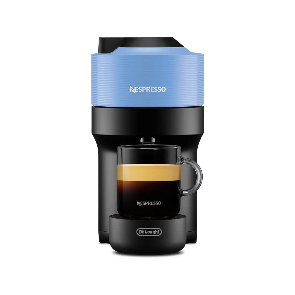 Espressor Nespresso by De'Longhi Vertuo Pop ENV90.A, Extractie prin centrifuzie, 0.6 L, Negru/Albastru