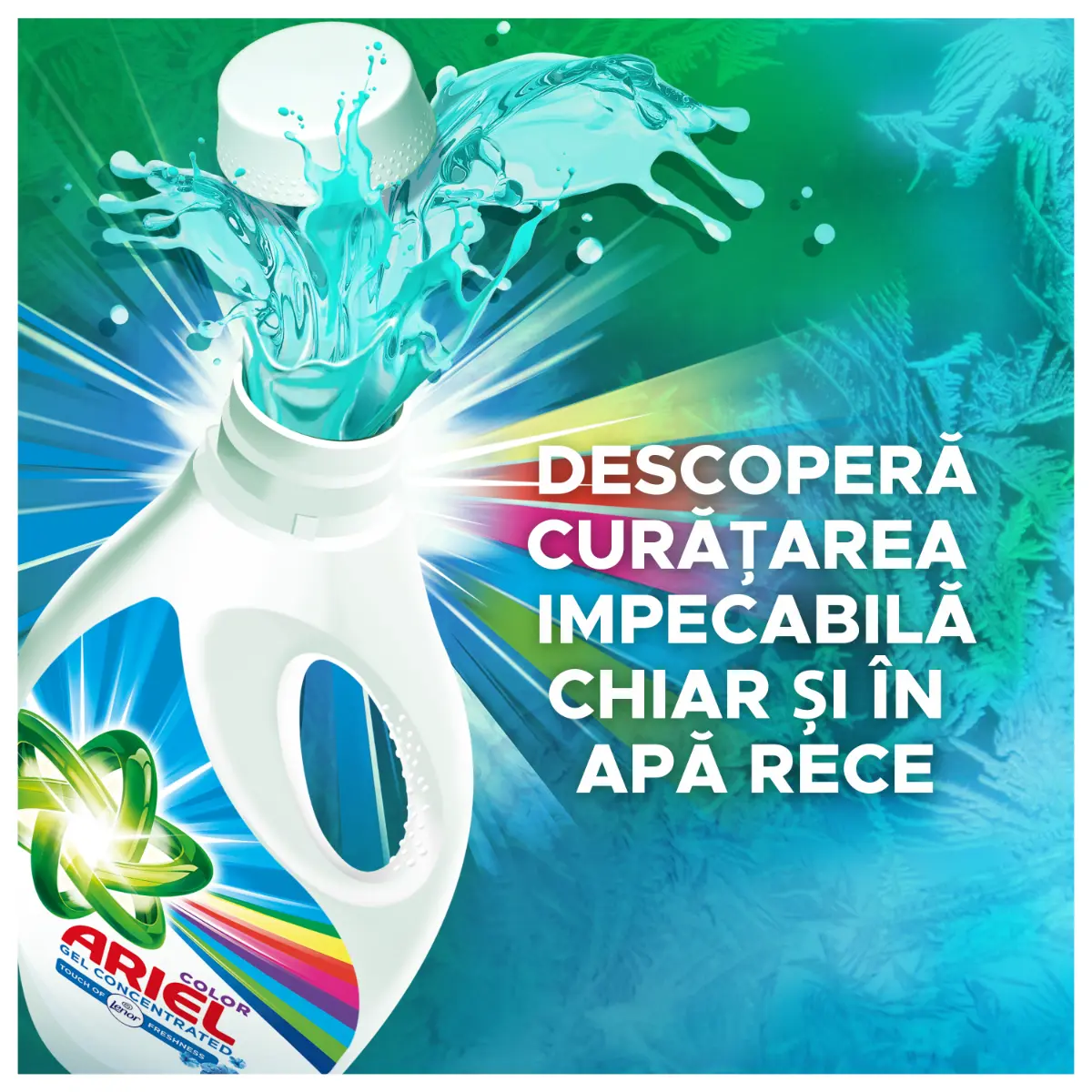 Detergent automat lichid Ariel Touch of Lenor 4,4 L, 80 spalari