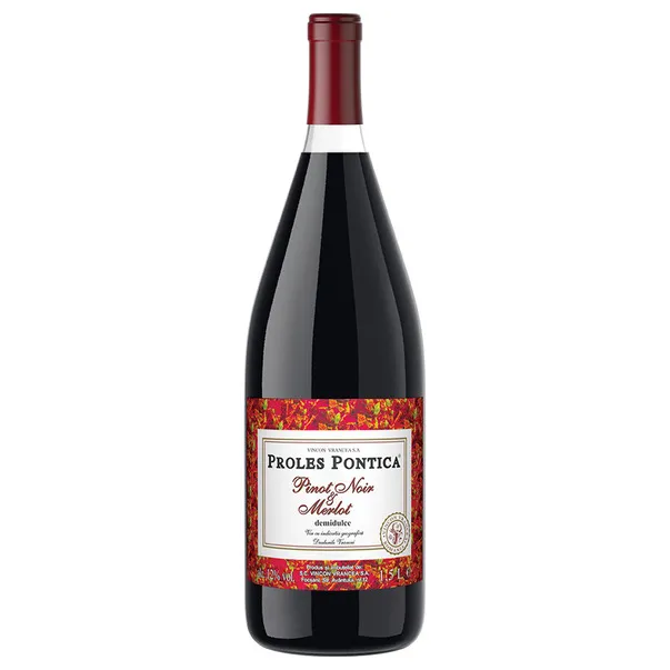 Vin rosu Proles Pontica, Pinot Noir&Merlot, demidulce 1.5 L