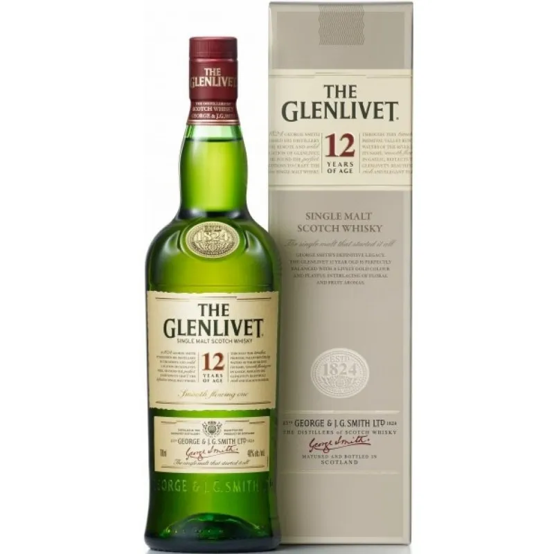 Whisky, Glenlivet 12 Ani, 0.7L