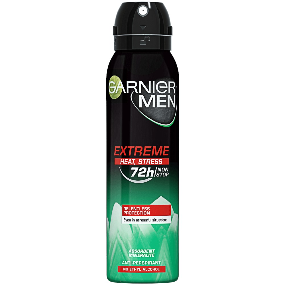 Deodorant antiperspirant spray pentru barbati, Garnier Mineral Extreme, 150ml
