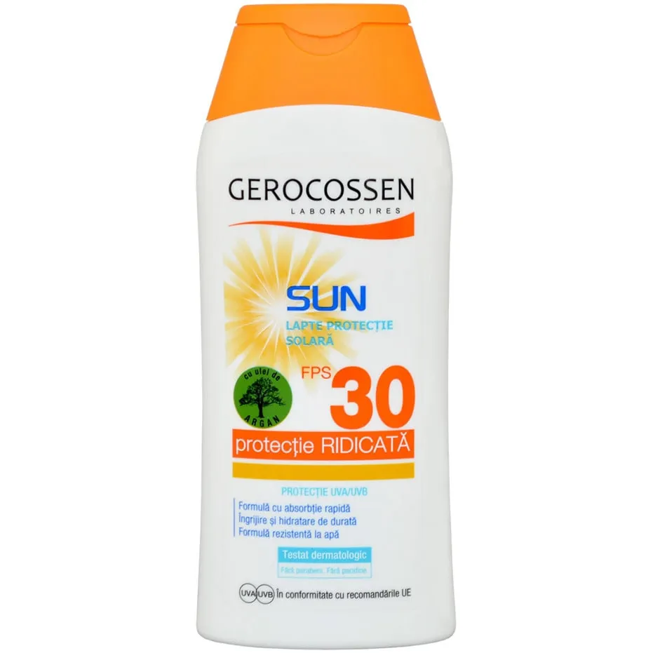 Lapte Gerocossen pentru protectie solara SPF30, 200 ml