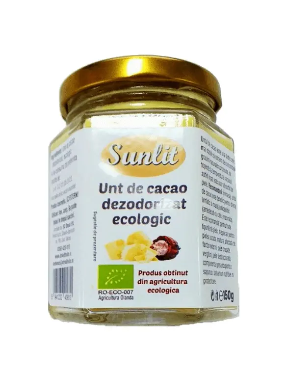 Unt de cacao ecologic Sunlit 100g