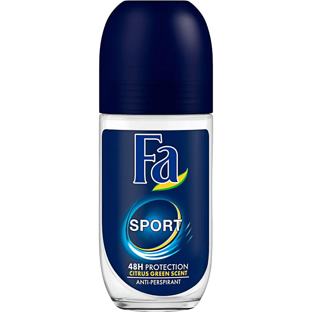 Deodorant Roll-On Anti-perspirant Unisex Fa Sport, 50 ML
