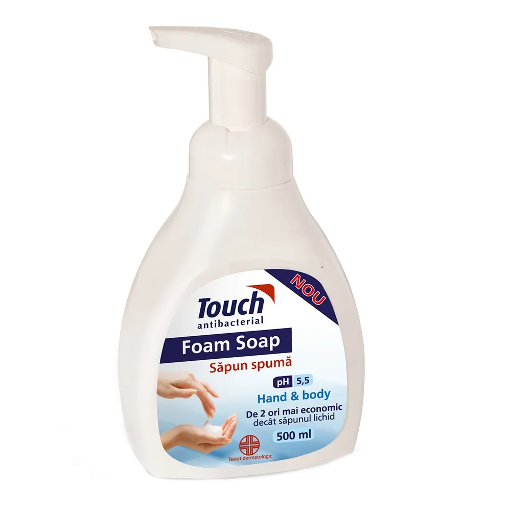 Sapun spuma Touch, antibacterial 500 ml