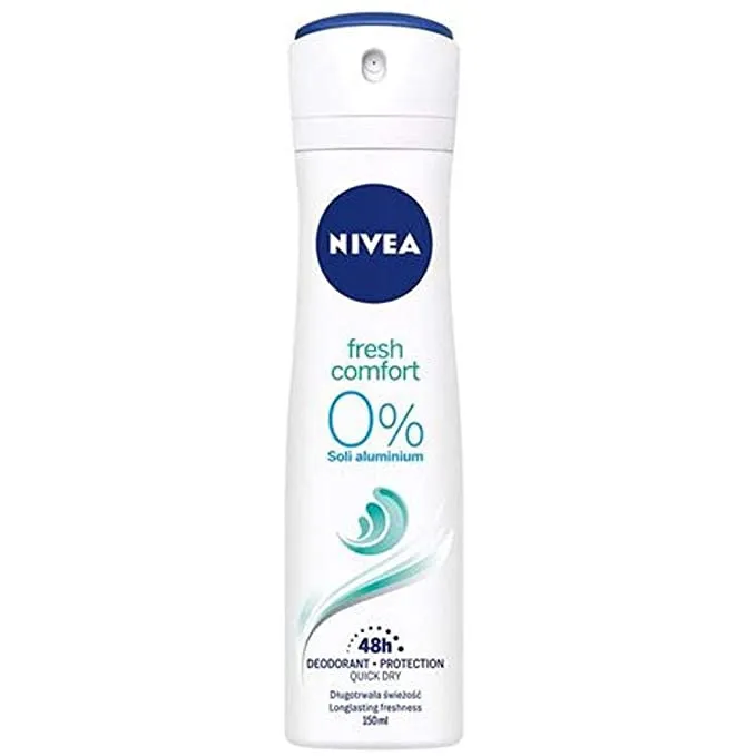 Deodorant Nivea Fresh Comfort 0% aluminiu 150ml