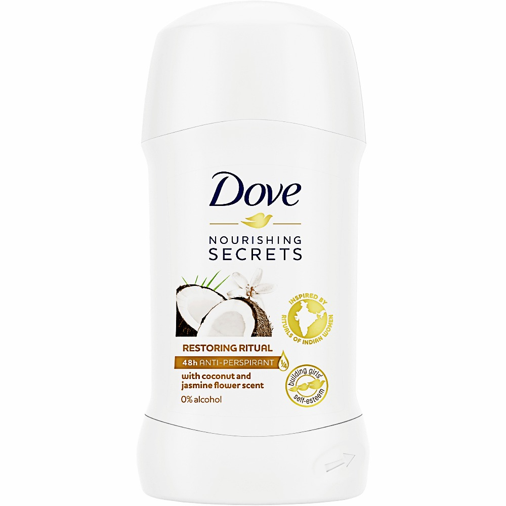 Deodorant antiperspirant stick Dove Coconut & Jasmine, 40ml