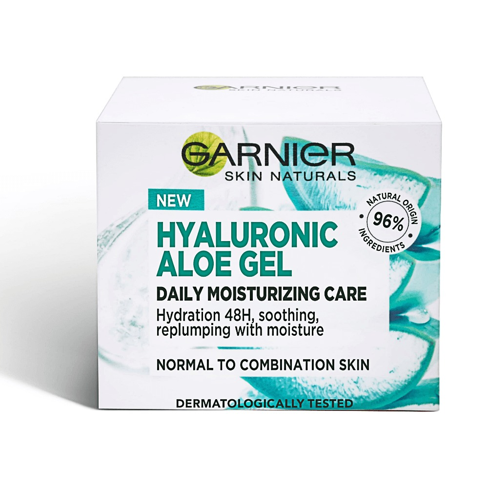 Gel hidratant cu acid hialuronic si extract de aloe vera organica, Garnier 50ml