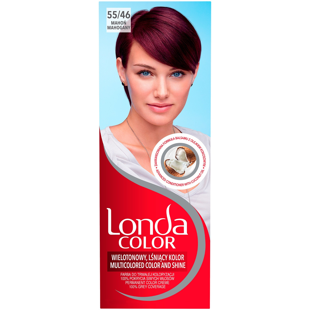 Vopsea de par permanenta Londa Color Blend, Mahon 55/46